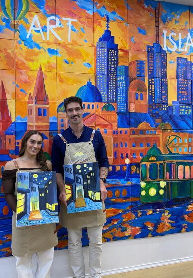 Paint and Sip Class: Van Gogh's Café Terrace at Night