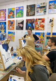 Paint and Sip Class: Van Gogh's Café Terrace at Night