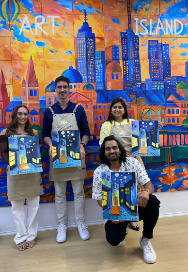 Paint and Sip Class: Van Gogh's Café Terrace at Night