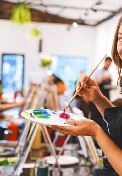 Paint and Sip Class: Vintage Cactuses