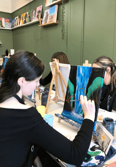 Paint and Sip Class: Waterfall