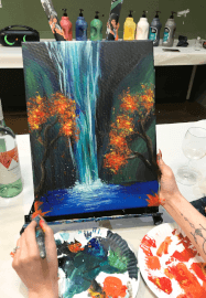 Paint and Sip Class: Waterfall