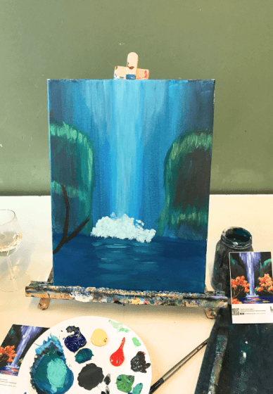 Paint and Sip Class: Waterfall