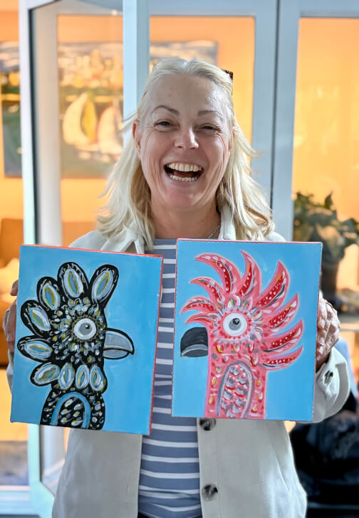 Paint and Sip Class with Kath and Kim (Impersonator)