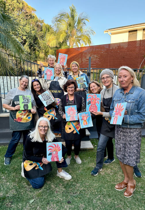 Paint and Sip Class with Kath and Kim (Impersonator)