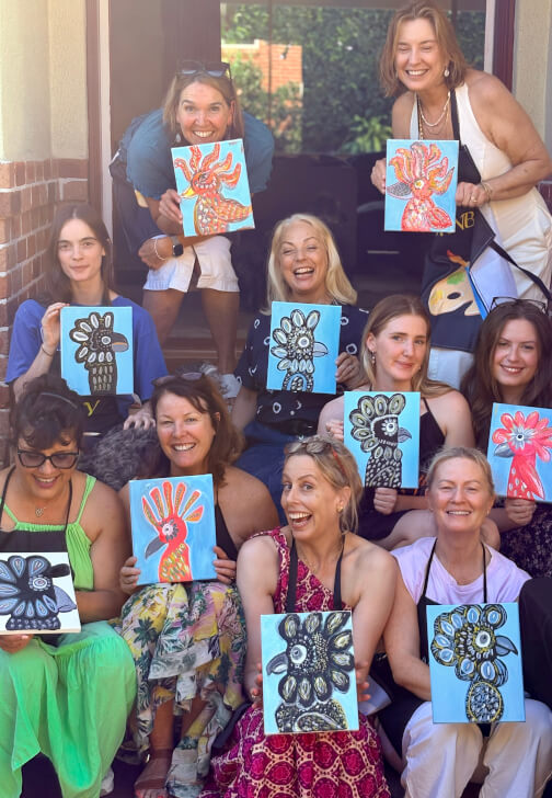 Paint and Sip Class with Kath and Kim (Impersonator)