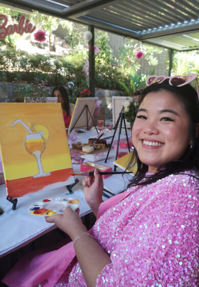 Paint and Sip Experience