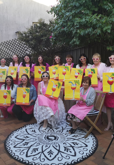 Paint and Sip Experience