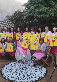 Paint and Sip Experience