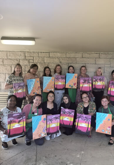 Paint and Sip Experience