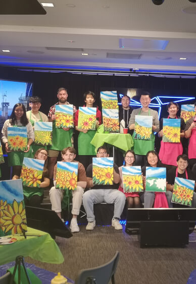 Paint and Sip Experience