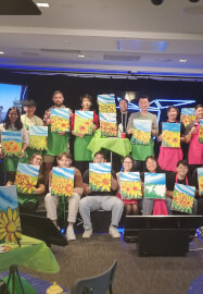 Paint and Sip Experience