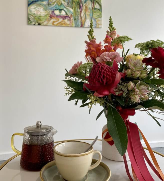 Mother's Day Paint and Sip Class with High Tea