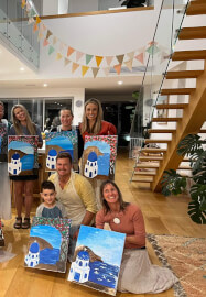 Paint and Sip Party at Home