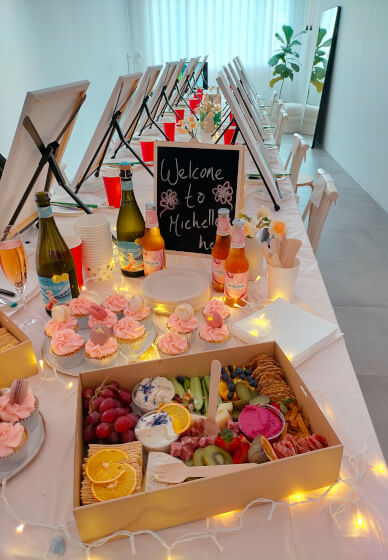 Paint and Sip Party at Home