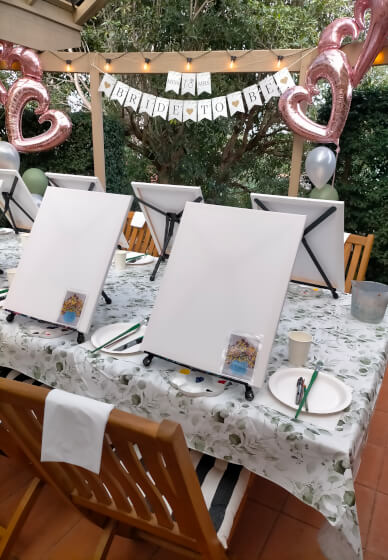 Paint and Sip Party at Home