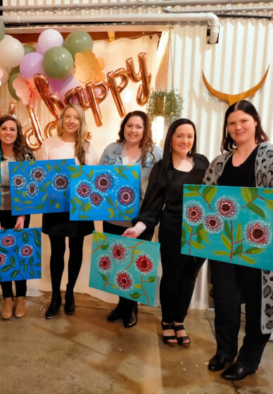 Paint and Sip Party at Home