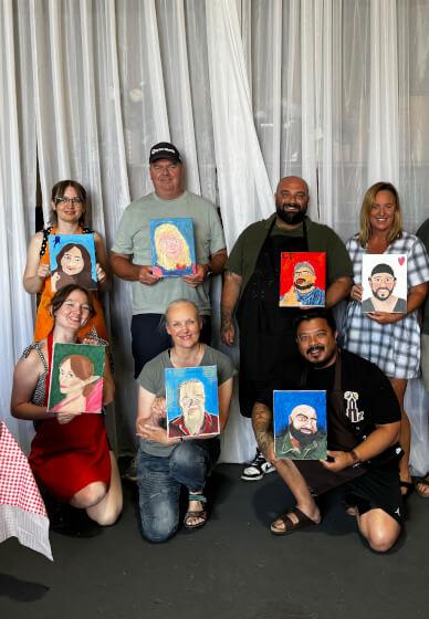 Paint and Sip Party Workshop