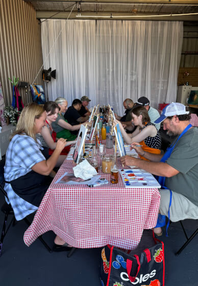 Paint and Sip Party Workshop