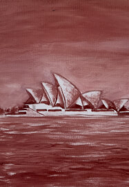Paint and Sip Team Building Class: Sydney Opera House