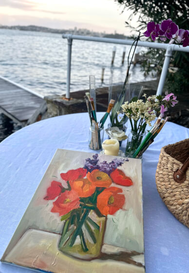 Paint and Sip Team Building Class: Sydney Opera House