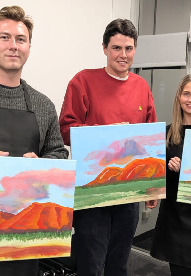 Paint and Sip the Pilbara Class