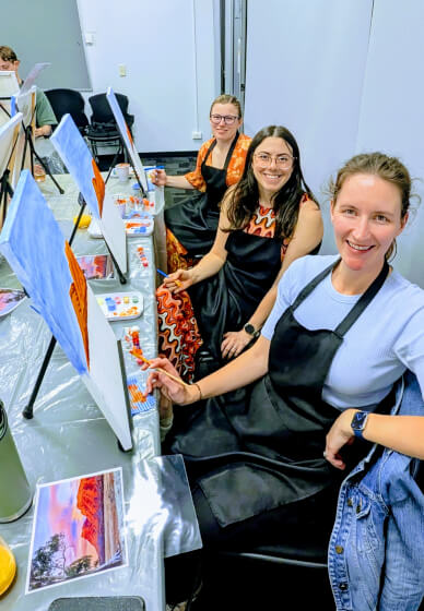Paint and Sip the Pilbara Class