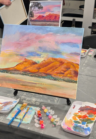Paint and Sip the Pilbara Class