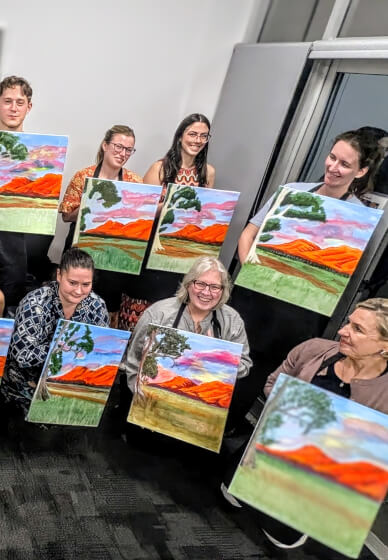 Paint and Sip the Pilbara Class