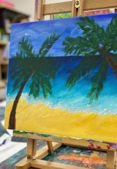 Paint and Sip Workshop: Beachy Vibes