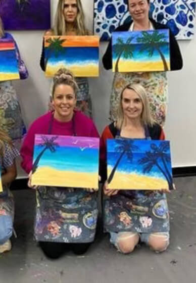 Paint and Sip Workshop: Beachy Vibes