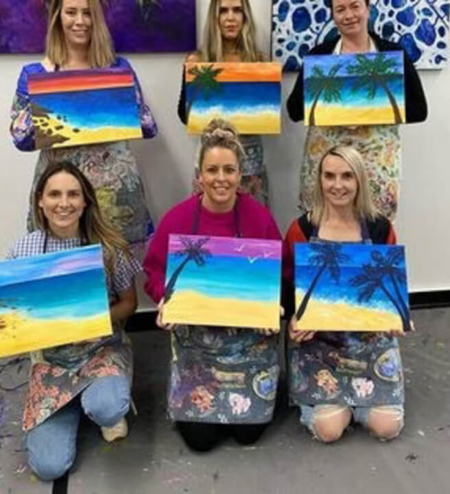 Paint and Sip Workshop: Beachy Vibes