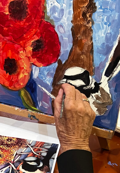 Paint and Sip Workshop 'Yellow Tail Black Cockatoo and Wild Native'