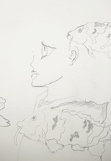 Paint and Sit – Underwater Girl NDIS Friendly