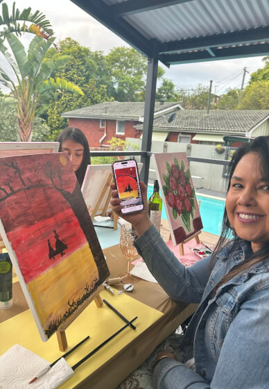 Paint and Toast Class