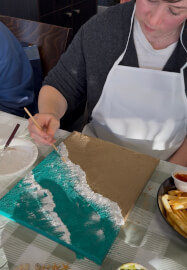 Paint N Sip - Beach Texture Painting Workshop for Beginners