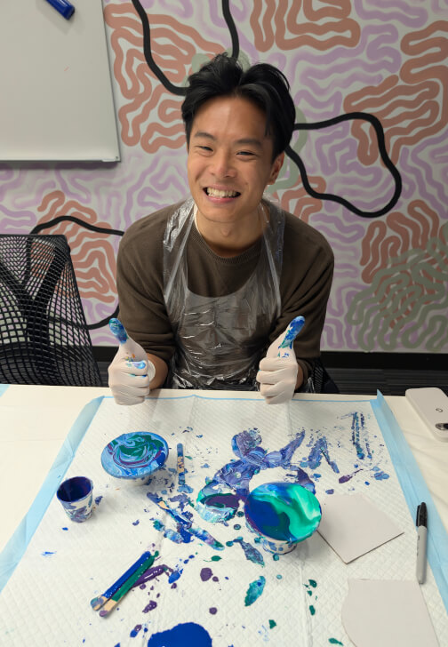 Paint Pouring on Ceramic Coasters (BYO Friendly) Surry Hills
