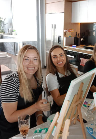 Paint, Sip and Bootscootin Line Dancing Workshop