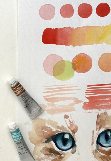 Paint Your Cat Watercolour Painting Class
