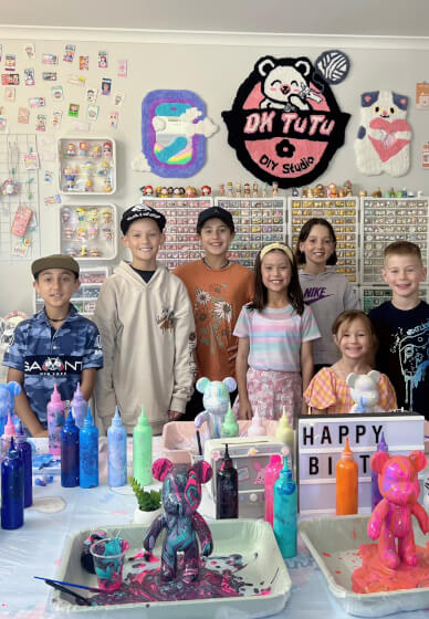 Paint Your Fluid Bear Workshop