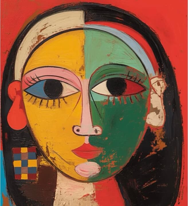 Paint Your Mate — Abstract Portrait and Sip