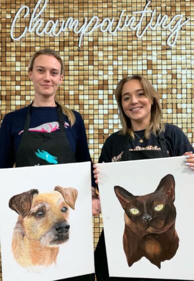Paint Your Pet Paint and Sip Workshop