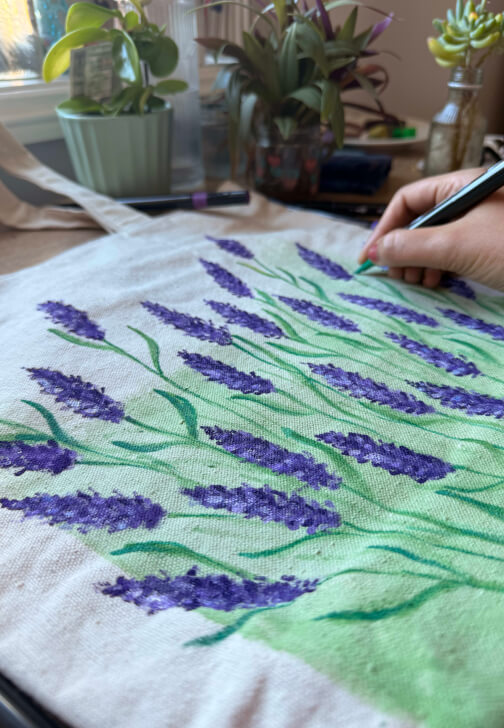 Paint Your Tote Bag Class