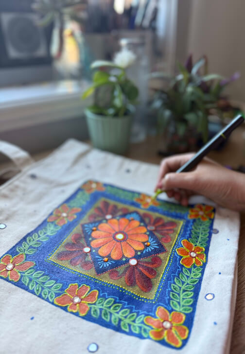 Paint Your Tote Bag Class