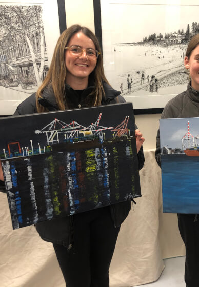 Painting Class: Paint the Port