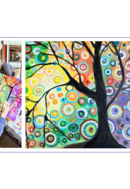 Painting Class the Tree of Life