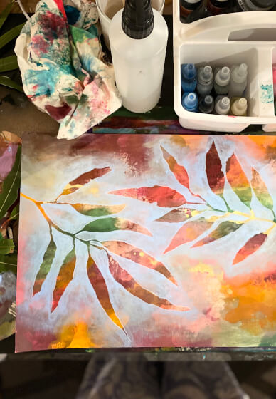 Painting in the Negative Class