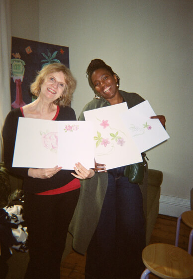 Painting Loose Florals for Textile Design