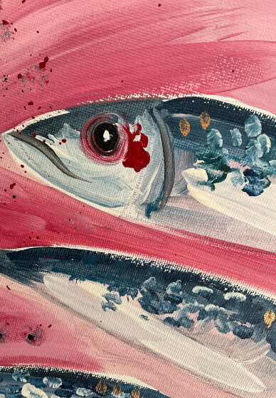 Painting Sardines Workshop for Beginners