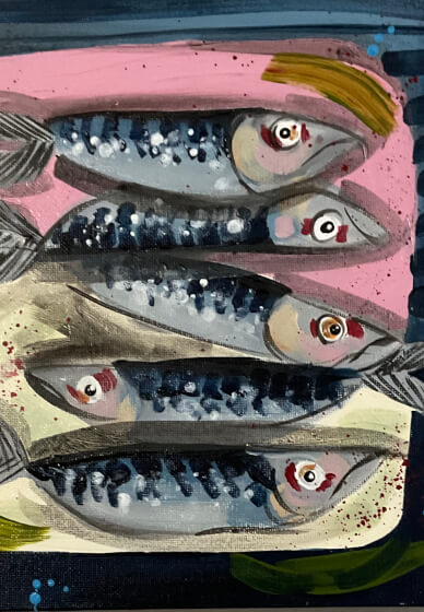 Painting Sardines Workshop for Beginners